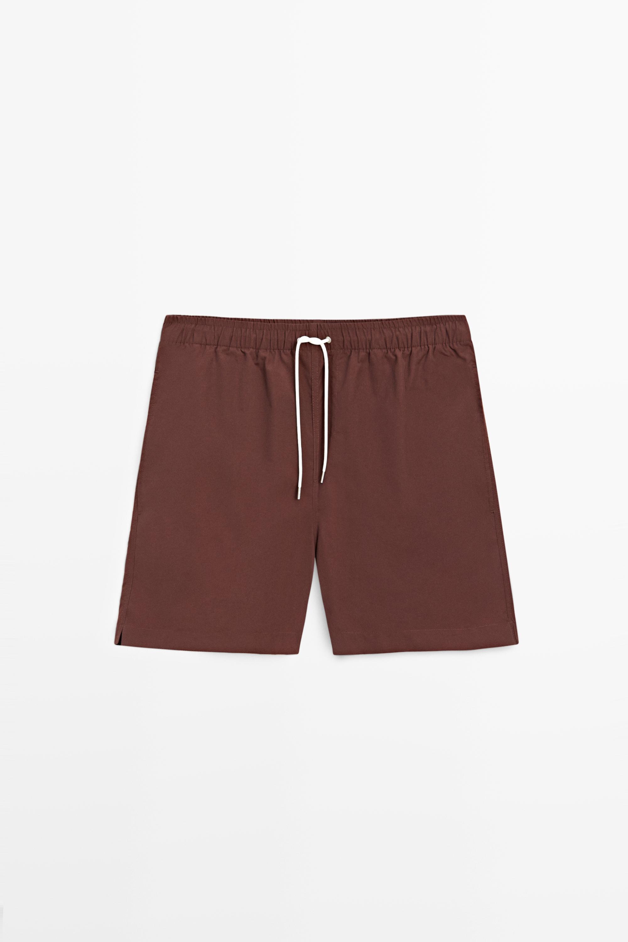 Solid Swim Trunks